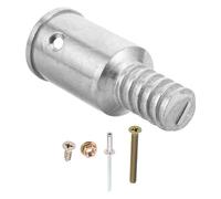 HEALSOPTHY Juego de Punta Roscada para Mango de Escoba de Aleación de Aluminio 22 Mm, Adaptador Roscado Resistente, Kit de Repuesto para Uso Doméstico E Industrial