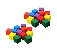 HEALSOPTHY Juguetes Educativos De Bloques Cúbicos Bloques De Construcción Pequeños y Seguros para Desarrollo De Creatividad y Habilidades Prácticas