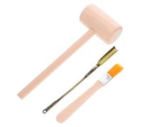 HEALSOPTHY Kit de Excavación para Herramientas de Madera Resistentes Incluye Martillo Mediano Pala y Cepillo para Descubrir Gemas y Fósiles Juguete Educativo para Estimular Creatividad y