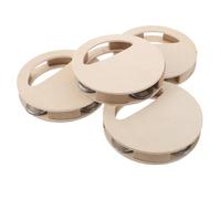 HEALSOPTHY Maracas Para Bebés y Juguetes Sensoriales De Madera Para Bebés Kit 4 Piezas Madera Sin Tratar Tamaño Pequeño Para Desarrollo Sensorial Infantil Manualidades y Pintura Diy