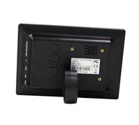 HEALSOPTHY Marco de Fotos Digital de 7 Pulgadas 800x480 LED Negro, Álbum Electrónico Compatible con USB y Tarjeta hasta 32 GB, Reproductor Multimedia para Escritorio y Pared, Visualización