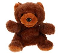 HEALSOPTHY Marioneta de Mano Oso de Peluche Suave para Bebés Meses Juguete Interactivo para Contar Historias Títere Animal de Felpa para Creativo y Desarrollo de Comunicación