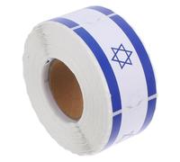 HEALSOPTHY Pegatinas Adhesivas y Duraderas Diseño de Bandera de Israel para Planificador para Mostrar Patriotismo Ideales para Mochilas y Coches Infantiles