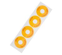 HEALSOPTHY Pegatinas Señal Emergencia Maquinaria Adhesivas Resistentes para Advertencia Seguridad Industrial Uso Parques y Obras Unidades