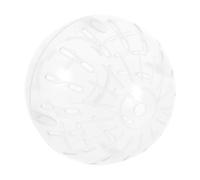 HEALSOPTHY Pelota De Ejercicio Transparente para Hámster 10cm Bola para Hamster Pequeña Material Seguro Ventilada para Mascotas Pequeñas y Jerbos Jaula