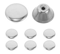HEALSOPTHY Perilla de Tetera de Acero Inoxidable Plata, Paquete de 8 Piezas Diseño Superior de Cuentas, Mango Estable y Fácil de Desmontar para Uso Diario Hogar