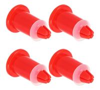 HEALSOPTHY Pies Niveladores de Bandeja para Básculas Electrónicas, 4 Piezas de Plástico Naranja, Repuesto para Accesorios de Platillo, Soporte Estable para Básculas de Cocina Digitales