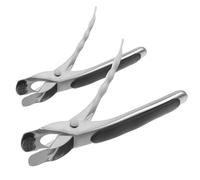 HEALSOPTHY Pinzas Elevación Segura sin Quemaduras para Acero Inoxidable Platos Calientes Resistentes y Ligeras, 2 Piezas para Cocina y Restaurante