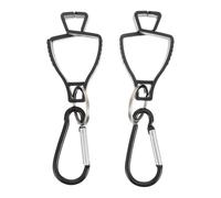 HEALSOPTHY Pinzas para Guantes de Trabajo 2 Piezas, Clip para Cinturón Resistente Manual, Gancho para Colgar Toallas y Cascos, Accesorio Práctico para Uso Exterior y Construcción