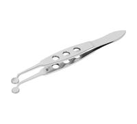 HEALSOPTHY Pinzas Punta Redonda de Acero Inoxidable Herramienta de Masaje de Párpados para Alivio de Orzuelo y Terapia de Volteo de Párpado para Glándula de Meibomio