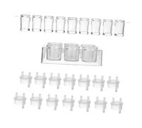 HEALSOPTHY Placas de Plástico para Reacción Química Tablero Experimental Multifuncional con Placas Pocillos Transparente y Preciso para Laboratorio