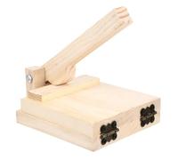 HEALSOPTHY Prensador Manual de Masa para Dumplings de Madera, Herramienta Práctica y Segura para Cocina, Fácil de Limpiar y Diseño Creativo