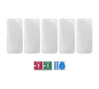 HEALSOPTHY Protector de Pantalla de Vidrio Templado Transparente sin Bordes para Teléfono Modelo 17 Pro, Película Privacidad Anti-luz Azul, 5 Unidades, Alta Sensibilidad Táctil y Acabado Mate