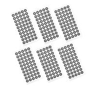 HEALSOPTHY Puntos de Referencia Reflectantes para Escáner 3D Profesionales, Película Reflectante de 0,15 Mm, Hojas de 6 Unidades, Uso en Arquitectura E Ingeniería, Compactos y Fáciles