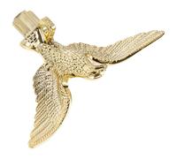 HEALSOPTHY Remate Águila de Plástico de Bandera Poste de Dorado | Cabeza de Mástil para Jardín y Exterior, Recambio para Pieza Vieja o Dañada, Acabado de Trabajo Fino