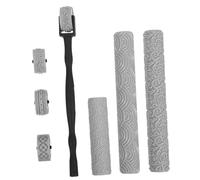 HEALSOPTHY Rodillos de Textura de Cerámica para Arcilla Polimérica 8 Piezas, Kit de Rodillos Intercambiables para Joyería y Pendientes, Herramientas Manuales para Modelado y Estampado