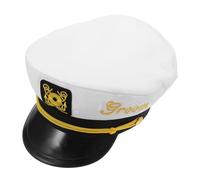 HEALSOPTHY Sombrero Capitán Estilo Náutico para Hombre Gorro y Cómodo para Despedidas de Soltero Bodas y Fiestas Temáticas Marineras