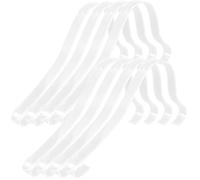 HEALSOPTHY Soportes Transparentes para Zapatos de Tacón Alto y Sandalias, Acrílicos Resistentes, Diseño Curvo Anti-deformación, para Exhibición en Zapaterías y Escaparates, Paquete de 8