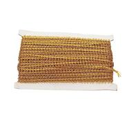 HEALSOPTHY Trenza Decorativa para Cortinas Ornamento Doméstico Color Dorado Yardas para Manualidades y Decoración del Hogar