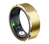 Health Monitor Ring - Smart Sleep Tracker | 35g Metal Electronic Rings with Stylish Gold Silver Finish, Sleep Monitor Ring with Lightweight Build, Fitness Gear for Exercise Hiking Swimming