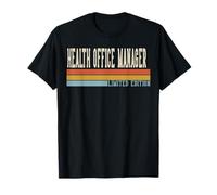 Health Office Manager Semana Vintage Día De Regreso A La Escuela Camiseta