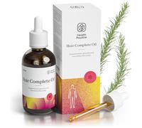 Health Routine Hair Complete Oil - Aceite capilar romero, ricino y coco | Favorece el crecimiento y fortalece cabello seco y dañado - Serum capilar vegano nutritivo y anticaída
