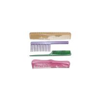 Health with Ayurveda - Peines multiusos para desenredar, apósito y eliminación de piojos para hombres y mujeres, kit de peinado multiusos (juego de 4 piezas, multicolor)