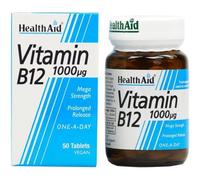 HealthAid Vitamina B12 1 000 Ui 50 comp