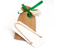 HealthAndYoga (TM) qSwipe Lite Limpiador de lengua de cobre (paquete de regalo)
