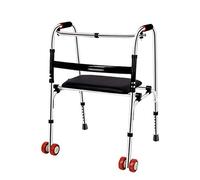 Healthcare Home Heller Trolley Rollator Walker con ruedas y asiento acolchado Marco ligero de aluminio para caminar para ancianos discapacitados y heridos