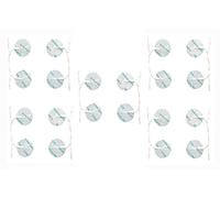 Healthcare World ® de la Ronda 20 Tens electrodos de desfibrilación Tens Almohadillas para el TPN Tenscare NeuroTrac máquinas Flexi Tens