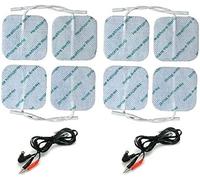 Healthcare World TENS Electrode Pads x 8 Plus Female Leads by Healthcare World