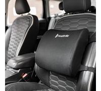 Healthfix® Cojín lumbar para coche - Soporte lumbar ergonómico con espuma viscoelástica para una postura sana en el coche | Cojín de respaldo para mayor comodidad en viajes largos