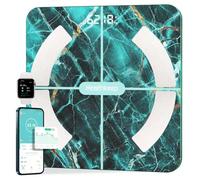 Healthkeep Balance - Báscula de equilibrio con Bluetooth (alta precisión, 13 indicadores) para Andriod e iOS Max 180 kg/400 lb/28 cm, color verde