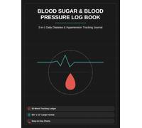 HealthLogger: Blood Sugar and Blood Pressure Log Book: 2-in-1 Daily Diabetes and Hypertension Tracker Journal - 52 Week Monitoring Ledger to Record ... BP Readings 4 Times a Day (8.5 x 11 Inches)