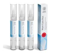 HealthRoutine Wart Care Pen - 3 Pack Lápiz para el cuidado de verrugas que mejora el aspecto de la piel, aporta suavidad y apoyo diario con Árbol de Té, Ácido Salicílico y Aceite de Ricino