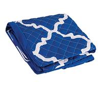 HealthSmart - Cuña hipoalergénica para cama, resistente a derrames, Azul Marroquí, L