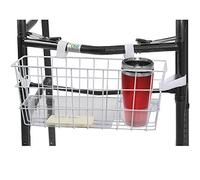 HealthSmart - Walker Universal cesta con bandeja y soporte para vasos, color blanco