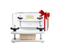 Healthy Express Prensa de Tofu Extrafirme - Prensa para Tofu Firme y Extrafirme con Planchas Curvas de Gran Calidad - Escurridor de Queso (2 Tornillos-2 Muelles o 2 Tornillos-4 Muelles)