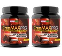 Healthy Fusion | 10.000mg/dosis de Creatina Monohidrato | Creatina 80mesh 100% pura y limpia | Mejora el rendimiento físico y aumenta el crecimiento muscular | 300 gr. Sabor chocolate (Paquete de 2)