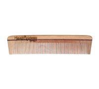 Healthy Ideas - Diario | Aprobado por Khadi India - El peine original de madera de nim hecho a mano | Anticaspa, antihongos, antialérgico, no estático, (7.5 pulgadas)
