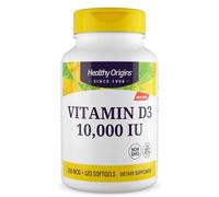 Healthy Origins, Depot Vitamin D3 250mcg (10.000 IU), Depot, 1 Cápsula cada 10 Días, 120 Cápsulas blandas, Altamente Dosificadas, Testado en Laboratorio, Sin Soja, Sin Gluten, No GMO