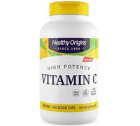 Healthy Origins, High Potency Vitamin C 1000mg, 360 Cápsulas veganas, Alta Dosificación, Testado en Laboratorio, Vegetariano, Sin Soja, Sin Gluten, Sin OGM