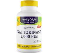 Healthy Origins, Nattokinase, 2000 FU, 180 Cápsulas vegetales, Testado en Laboratorio, Vegetariano, Sin Soja, Sin Gluten, No GMO