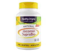 Healthy Origins, Tocomin Natural SupraBio, 50mg, 60 Cápsulas blandas, Probado en Laboratorio, Vitamina E, Sin Gluten, Sin Soja, No GMO
