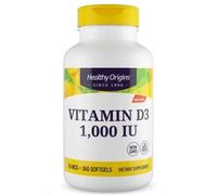 Healthy Origins - Vitamina D3 1000 IU de Healthy Origins (360 cápsulas)