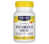 Healthy Origins Vitamina E-400 - 90 cápsulas blandas