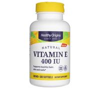 Healthy Origins Vitamina E 400 UI - 180 Cápsulas blandas