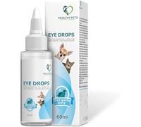 Healthy Pets Gotas para Ojos de Perros y Gatos 60ml - Lavado de Ojos Anti-inflamatorio para Perros y Gatos - Gotas para Infecciones Oculares - Loción Ocular Hidratante