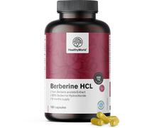 HealthyWorld Berberina HCl 500 mg - 180 cápsulas HealthyWorld